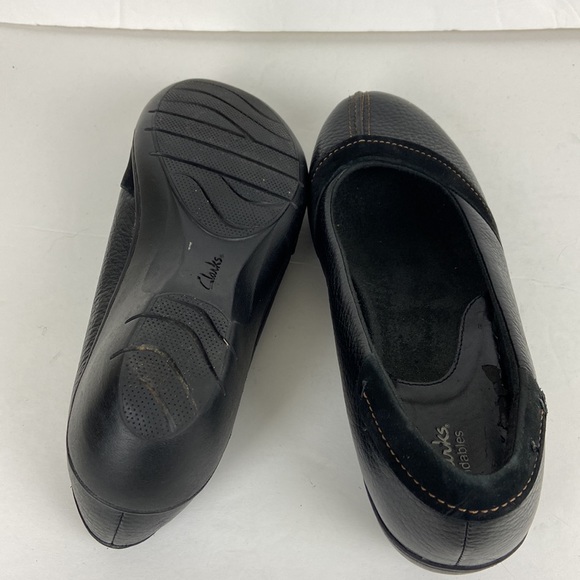 Clarks Bendables Slip On Shoes, Black Size 8 - Picture 4 of 10